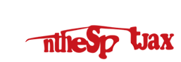 A red and white logo for the site sport.